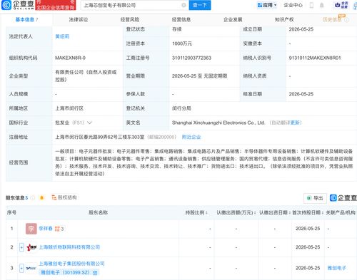 芯片新銳 雅創電子聯手成立新公司，助力國產集成電路產業突圍